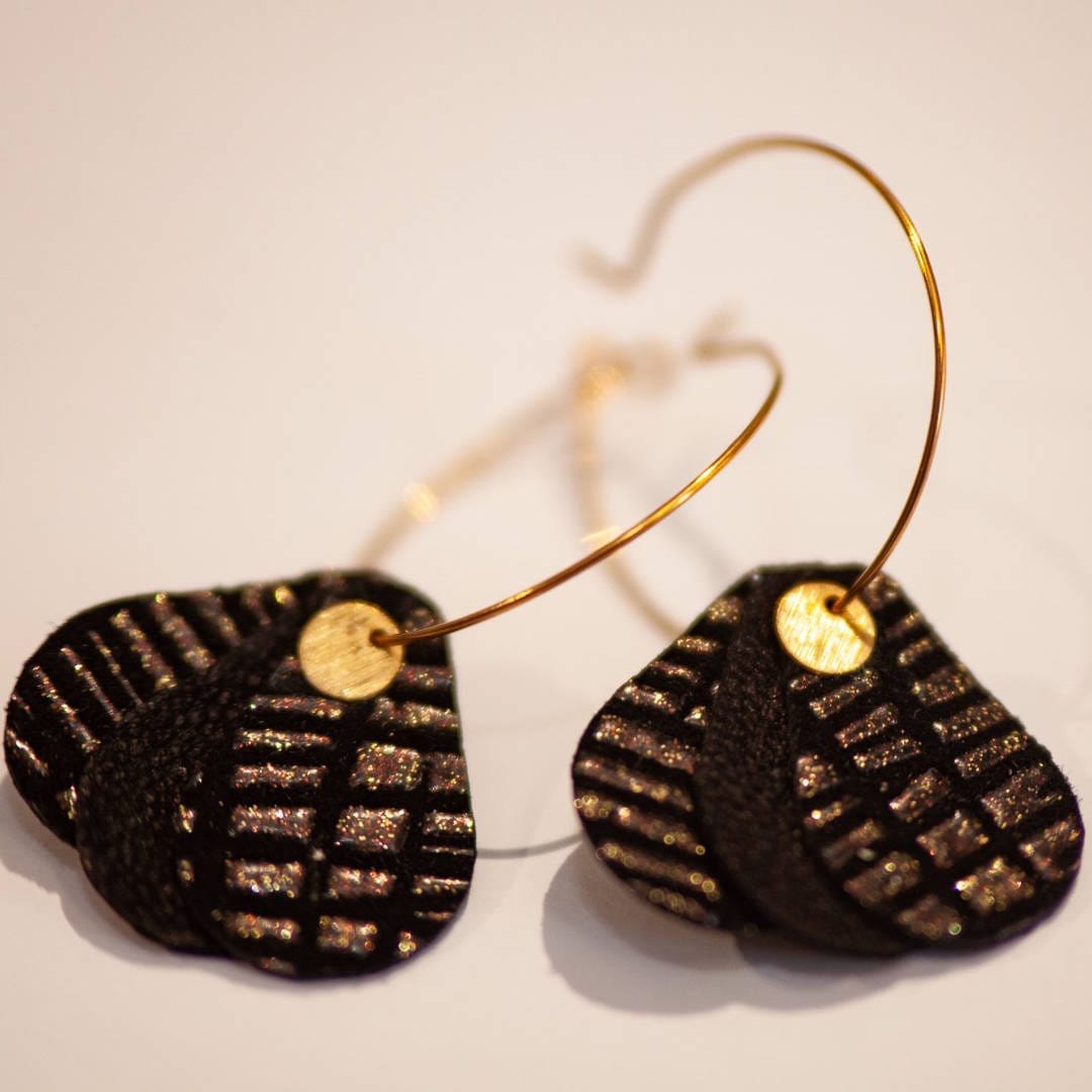 illustration atelier faire ses boucles d'oreilles en cuir