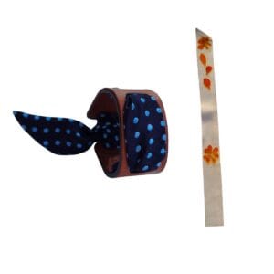 Bracelet TALYCIANE + Twilly en soie